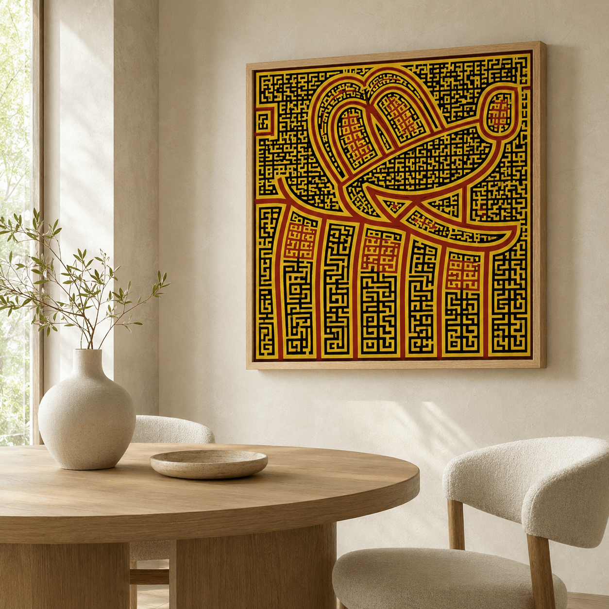 Framed Contemporary Wall Art for Living Room - Carnival Mouse Sprint