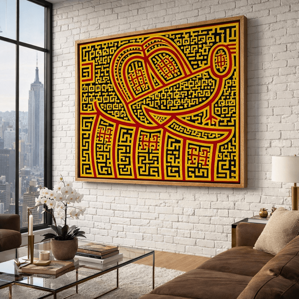 Framed Contemporary Wall Art for Living Room