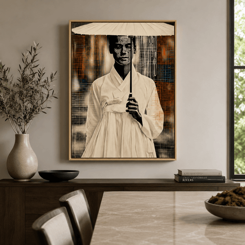 Geisha Art Canvas Print — Cipher by Rossetti Art