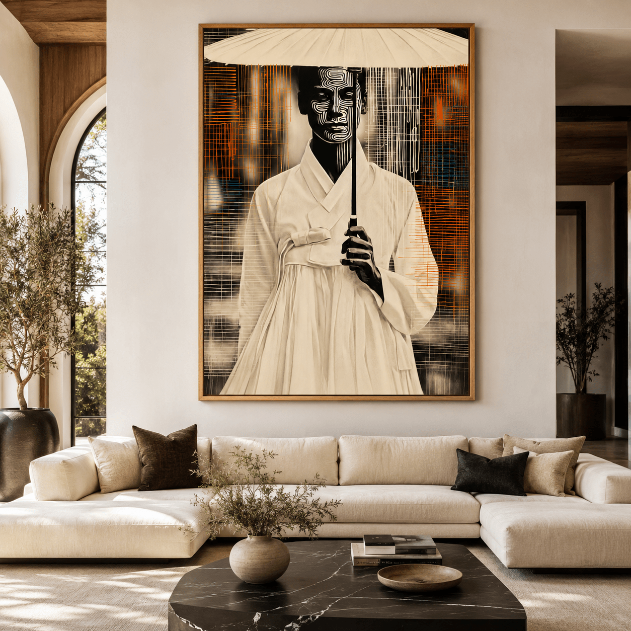 Geisha Art Canvas Print — Cipher by Rossetti Art