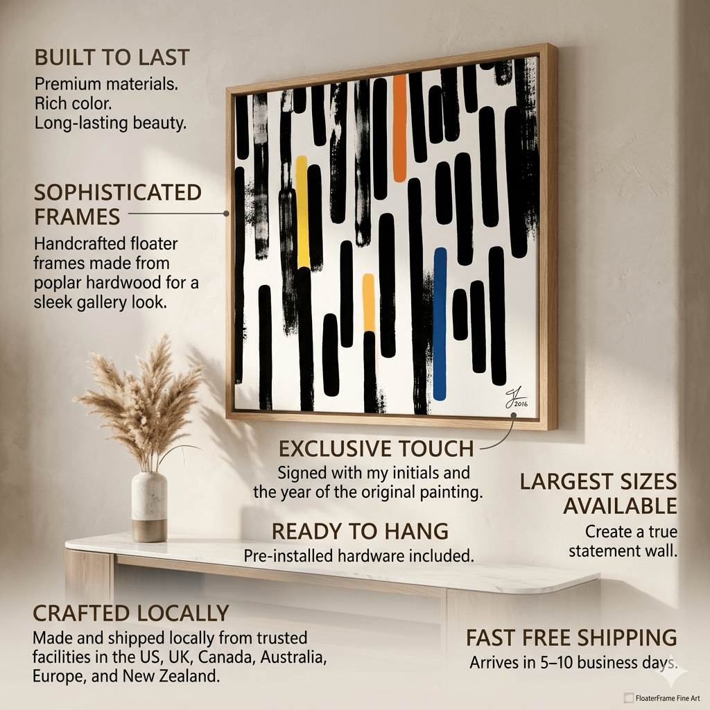 Geometric Abstract Canvas Print