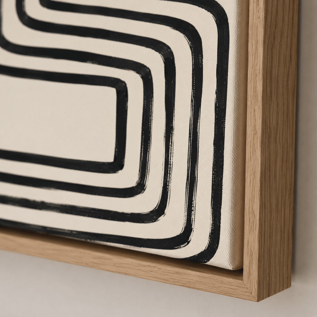 Geometric Wall Art Canvas Print — Aperture by Rossetti Art