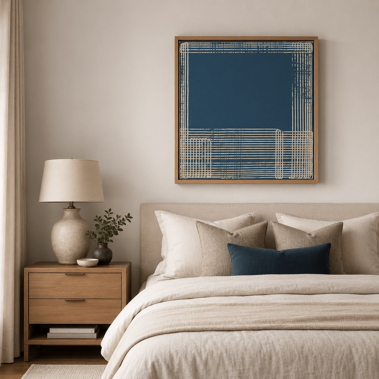 Geometric Wall Art Print Canvas  — Perimeter by Rossetti Art