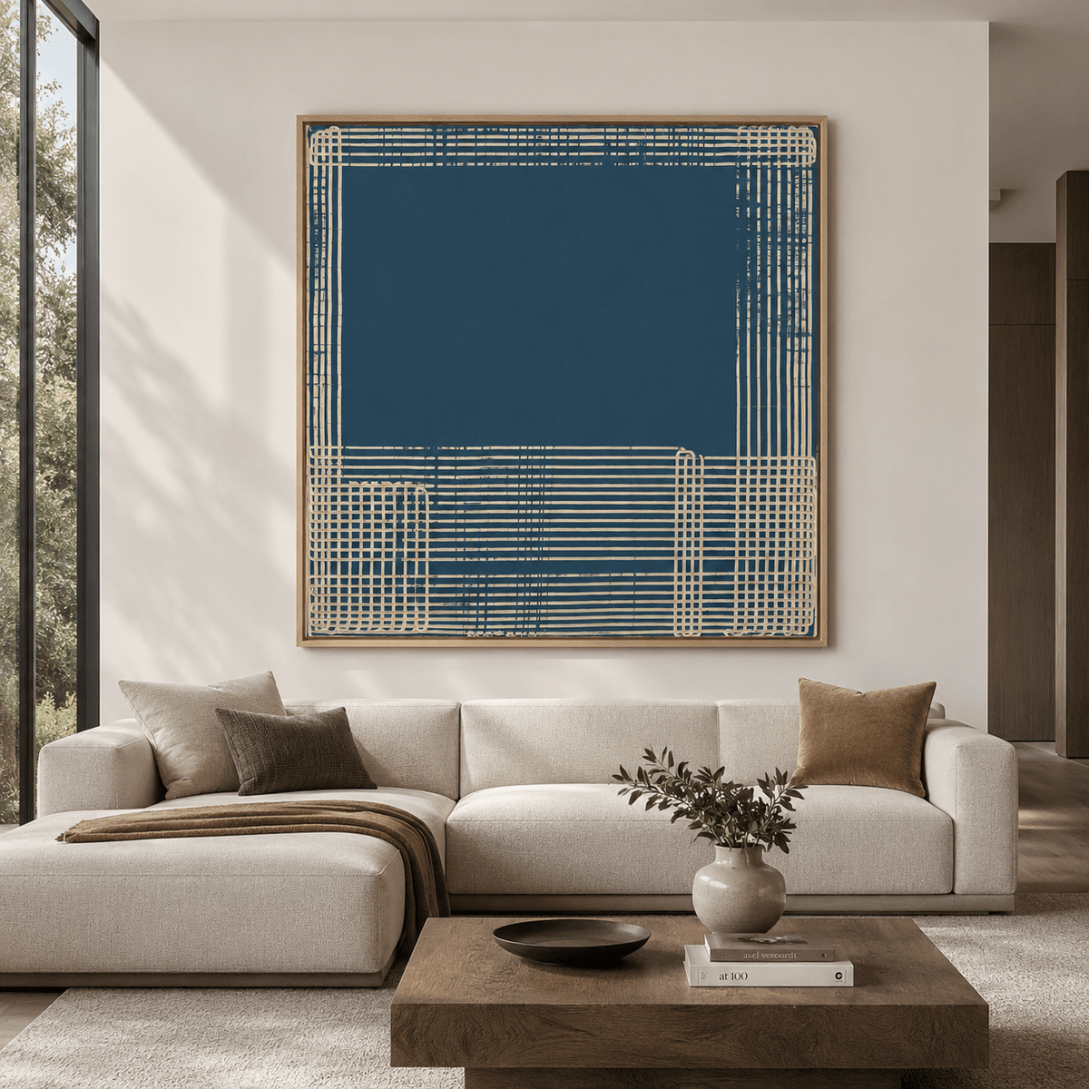 Geometric Wall Art Print Canvas  — Perimeter by Rossetti Art