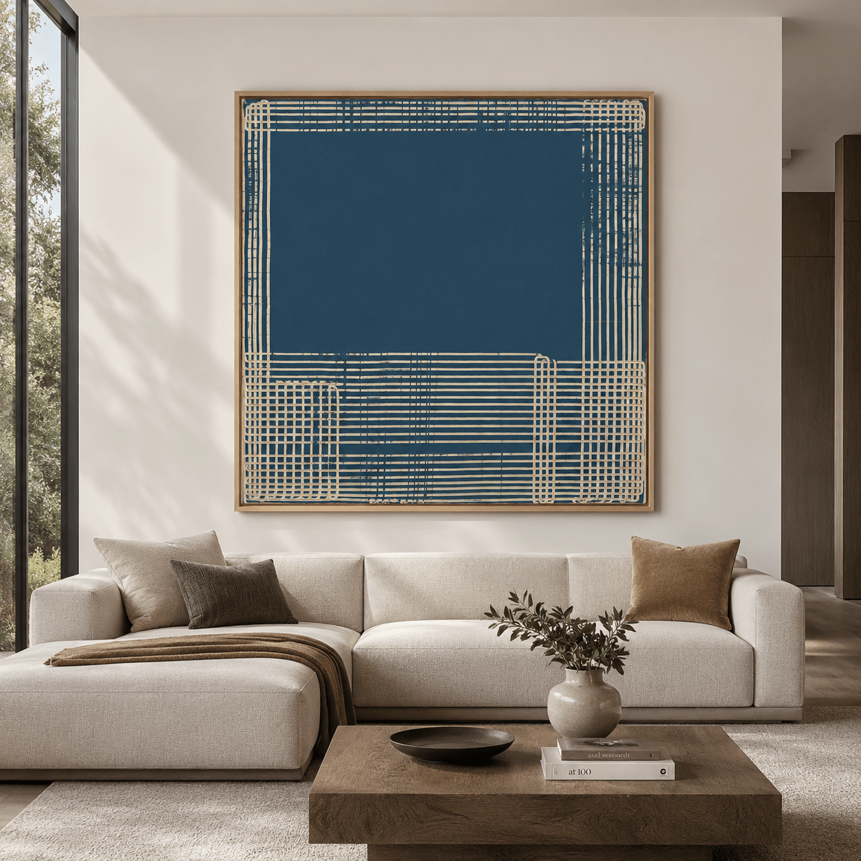 Geometric Wall Art Print Canvas  — Perimeter by Rossetti Art
