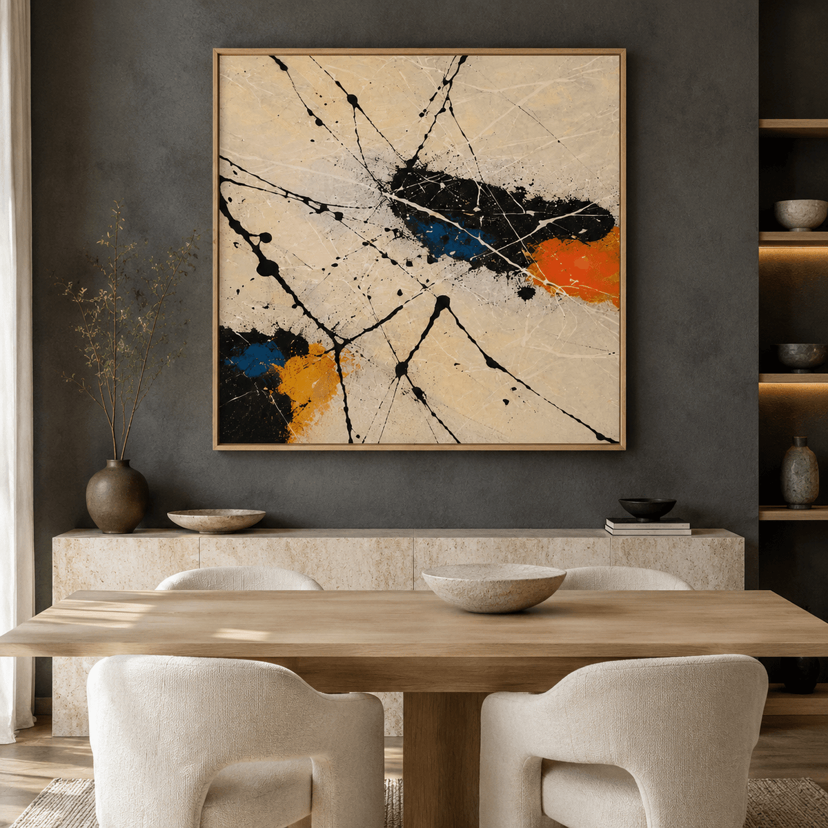 Gestural Abstract Original Painting