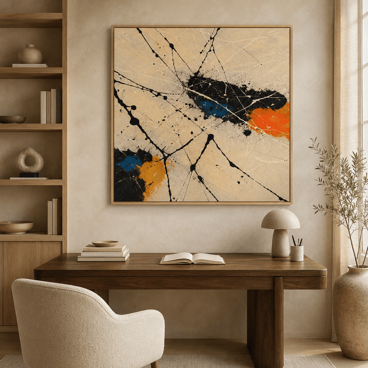 Gestural Abstract Original Painting
