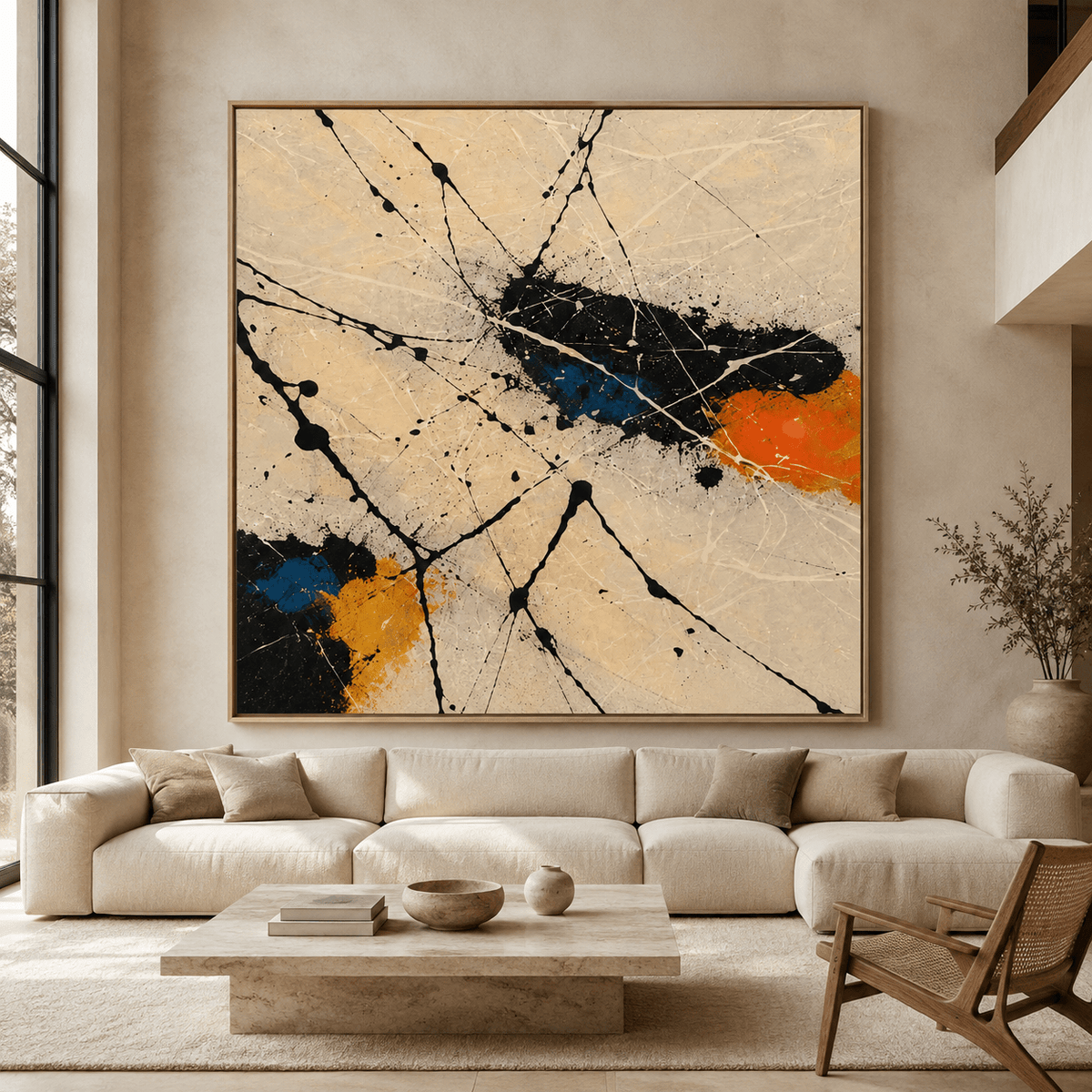 Gestural Abstract Original Painting