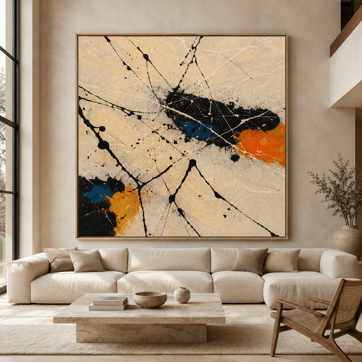 Gestural Abstract Original Painting