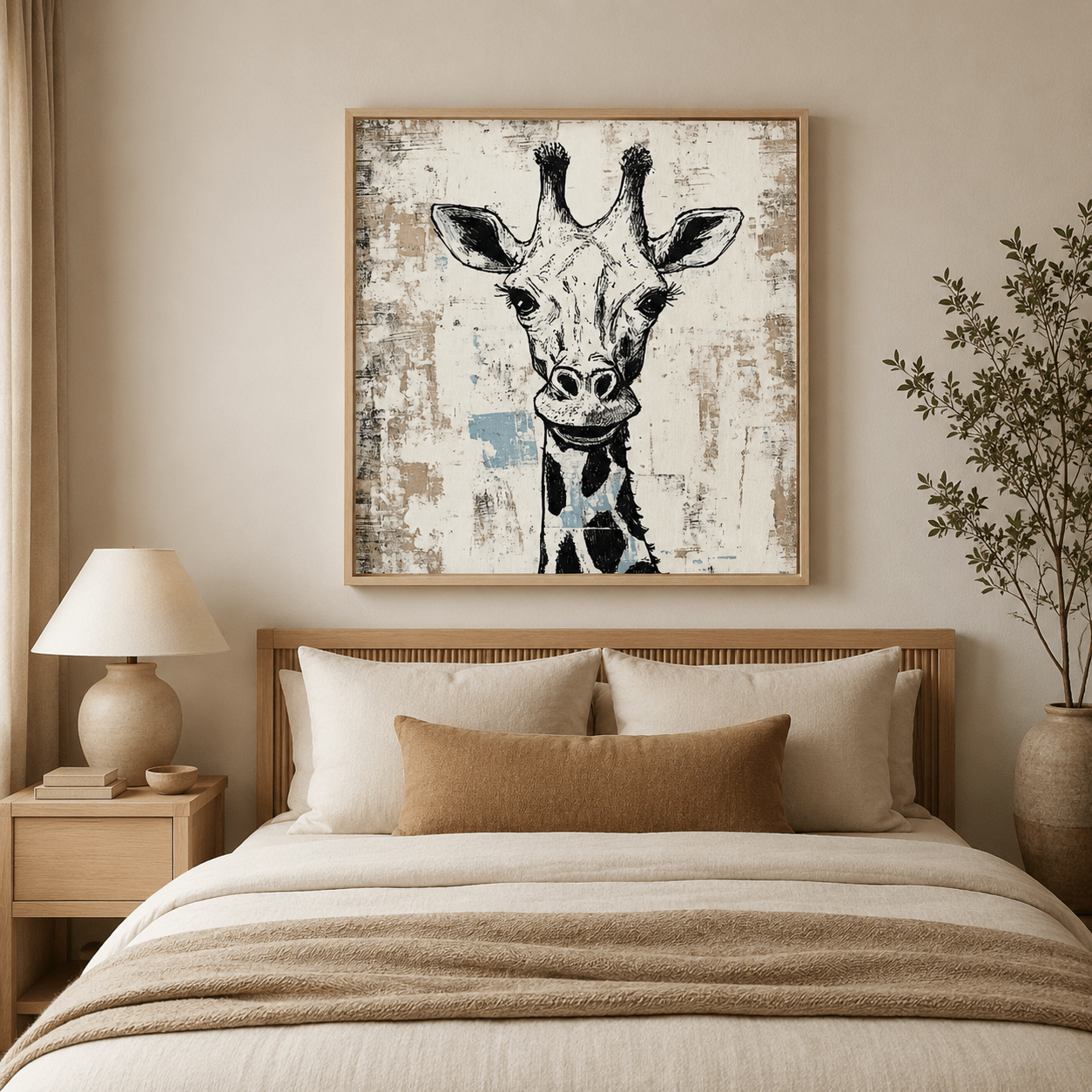 Giraffe Art Print — Long Neck by Rossetti Art