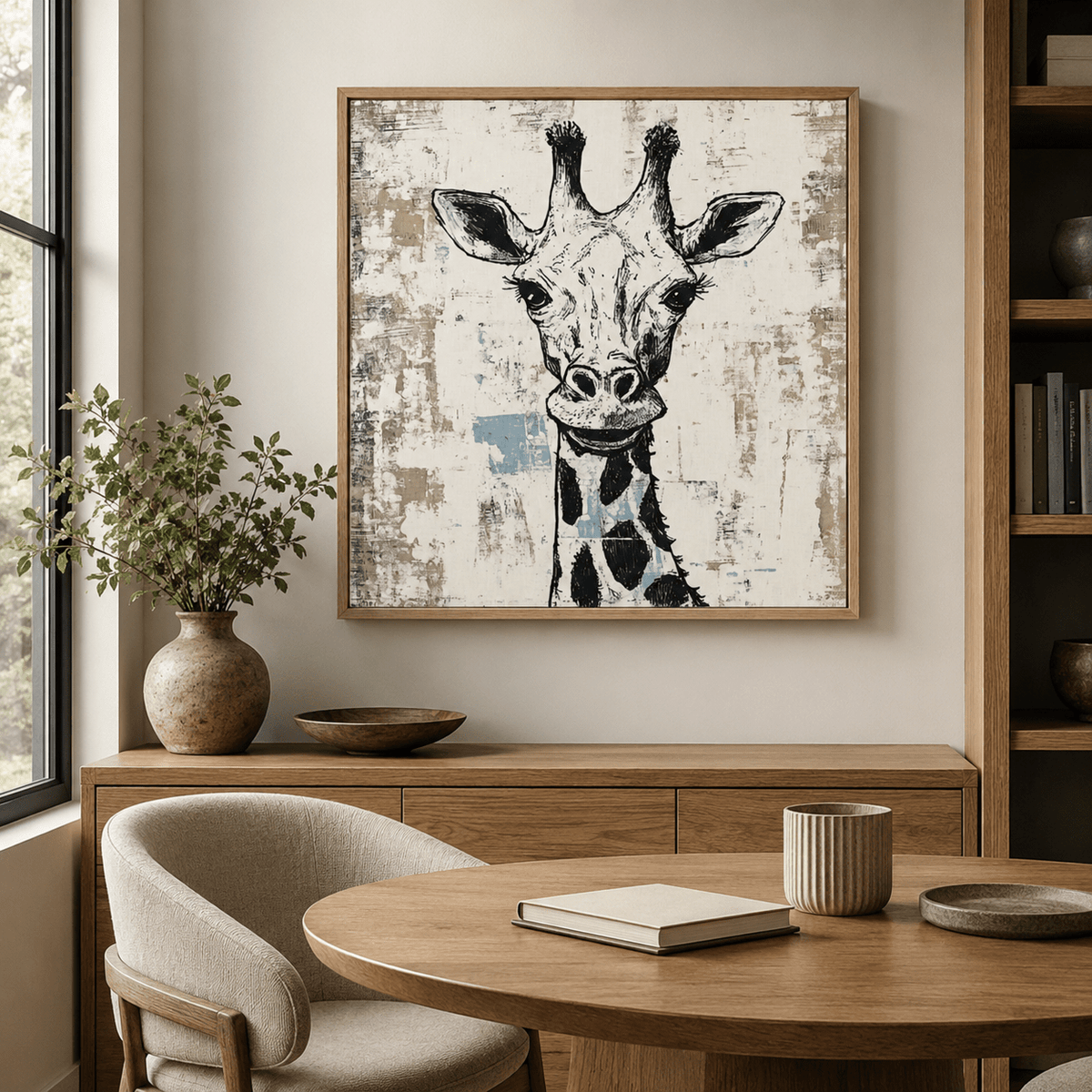 Giraffe Art Print — Long Neck by Rossetti Art
