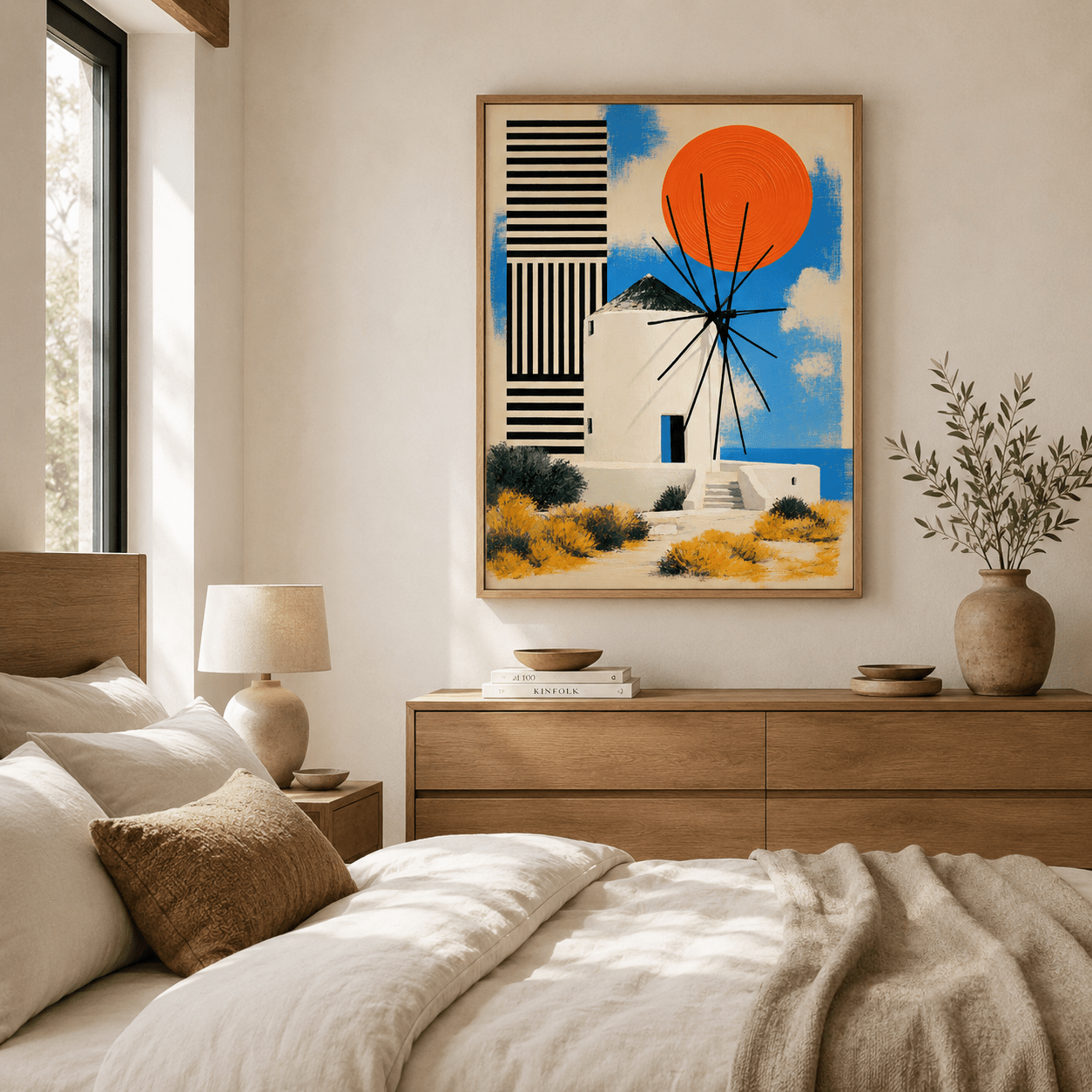 Greek Wall Art Canvas Print — Meltemi by Rossetti Art