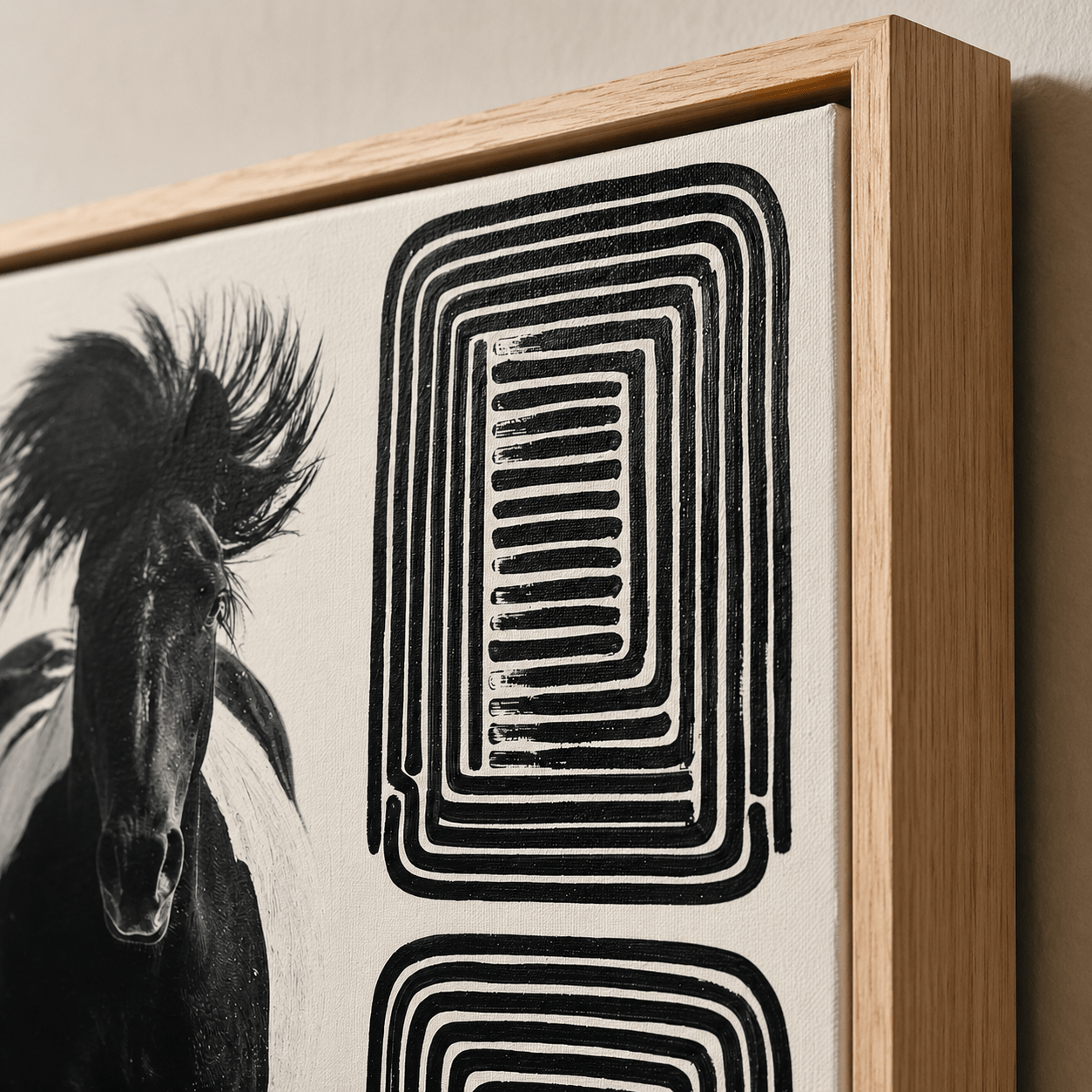 Horse Canvas Wall Art — Surge by Rossetti Art