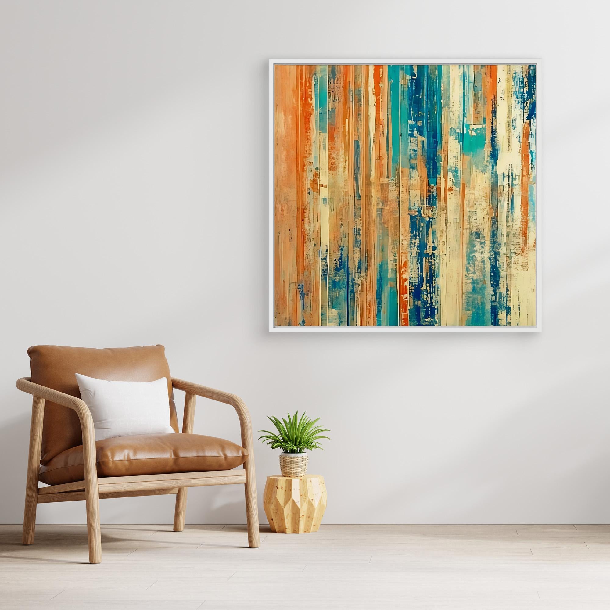 Canvas Print: Ocean Drift - Abstract Coastal Wall Art