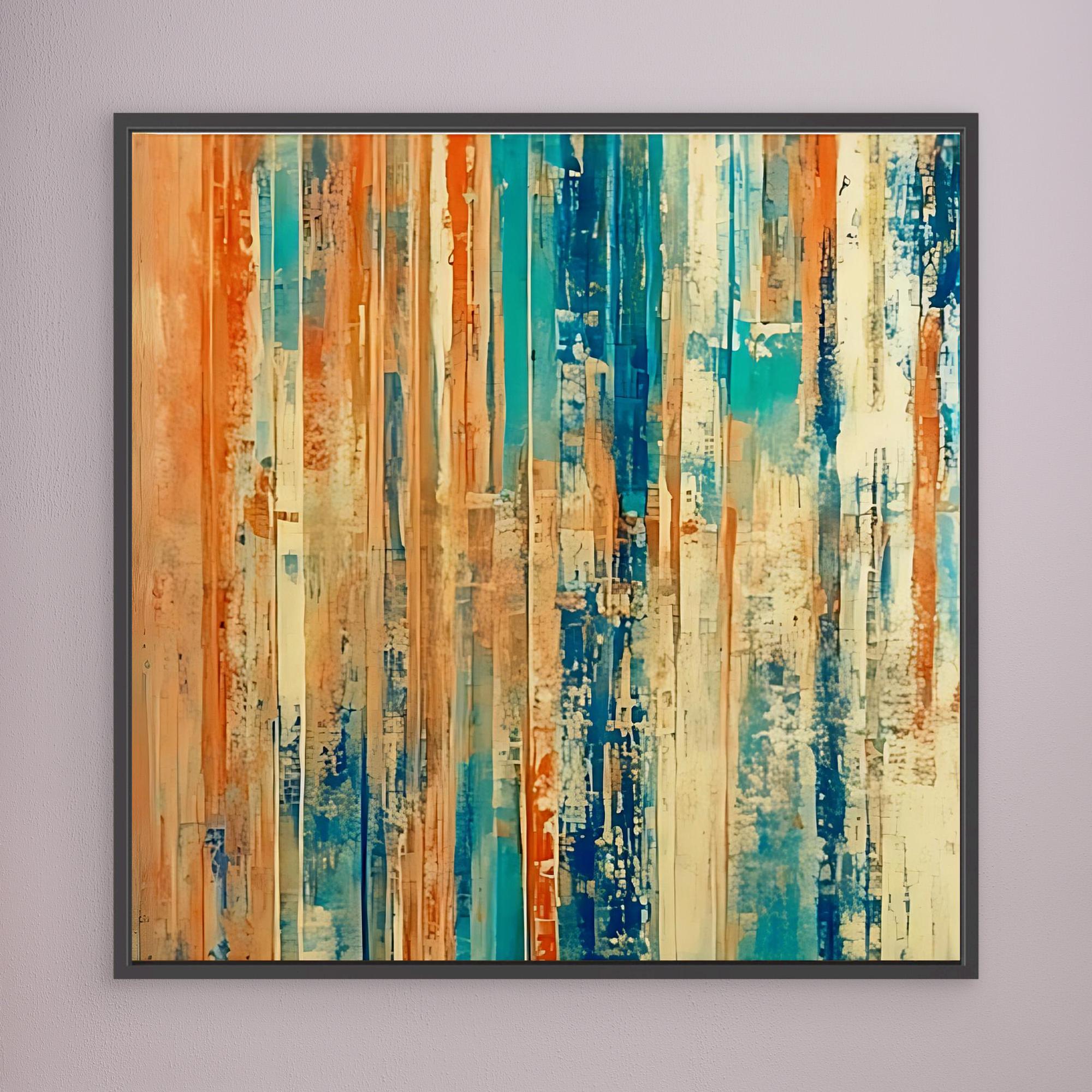 Canvas Print: Ocean Drift - Abstract Coastal Wall Art