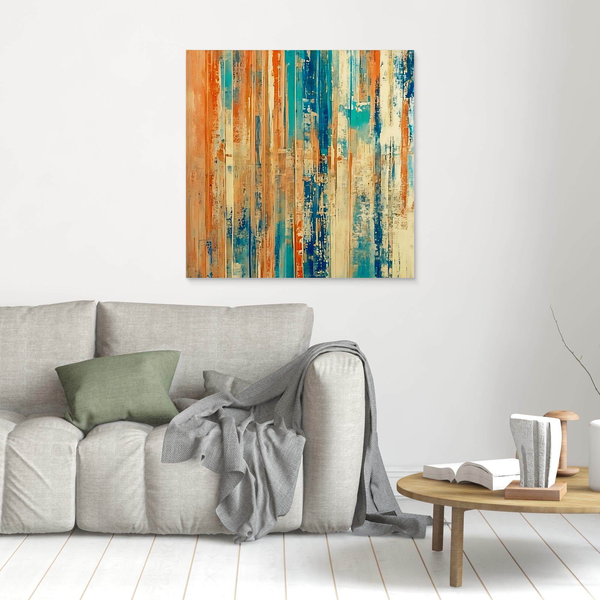 Canvas Print: Ocean Drift - Abstract Coastal Wall Art