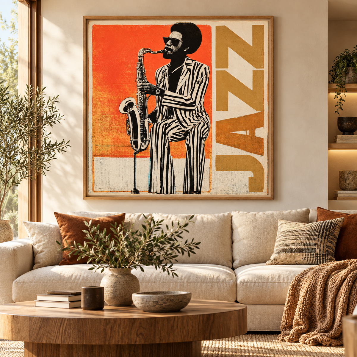 Jazz Musician Wall Art – Jazz Man by Rossetti Art