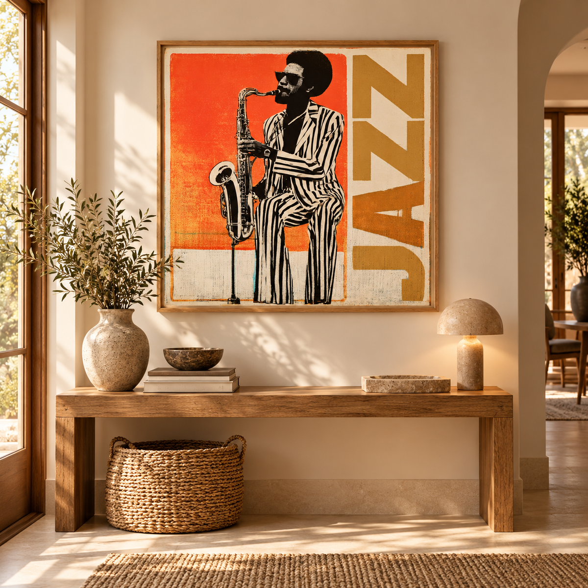 Jazz Musician Wall Art – Jazz Man by Rossetti Art