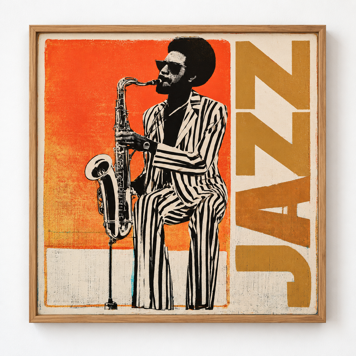 Jazz Musician Wall Art – Jazz Man by Rossetti Art