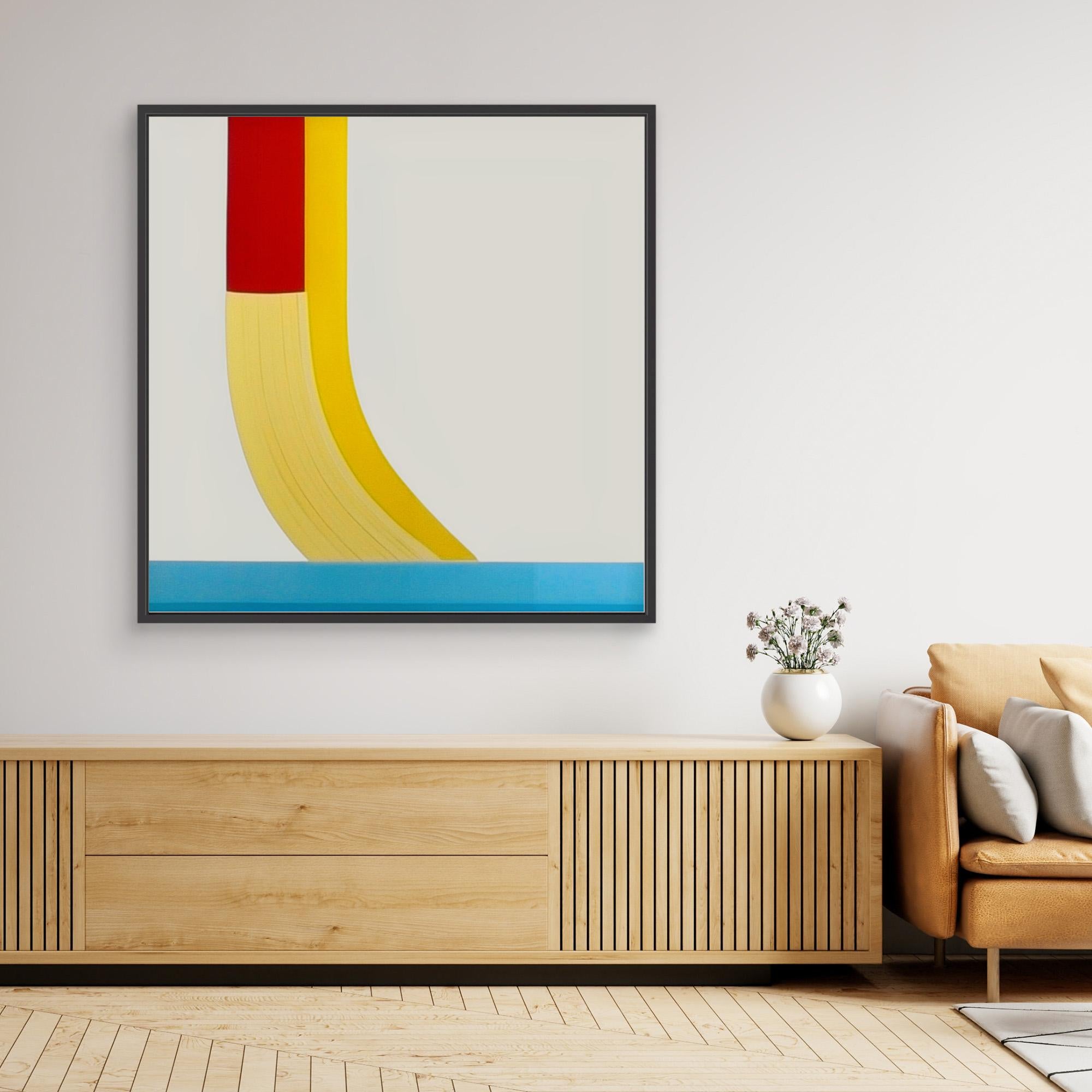 Canvas Print: Minimalist Motion - Geometric Abstract Wall Art