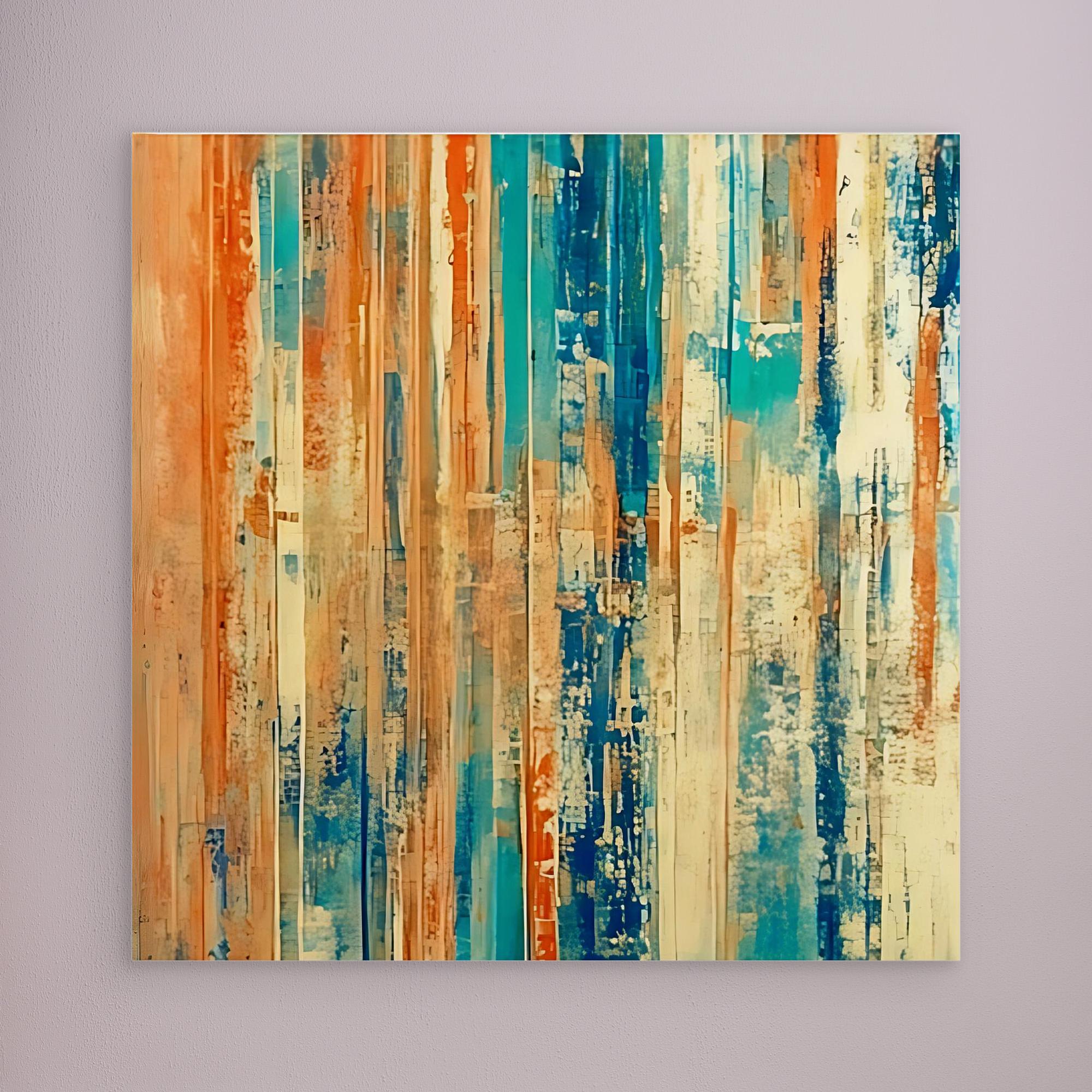 Canvas Print: Ocean Drift - Abstract Coastal Wall Art