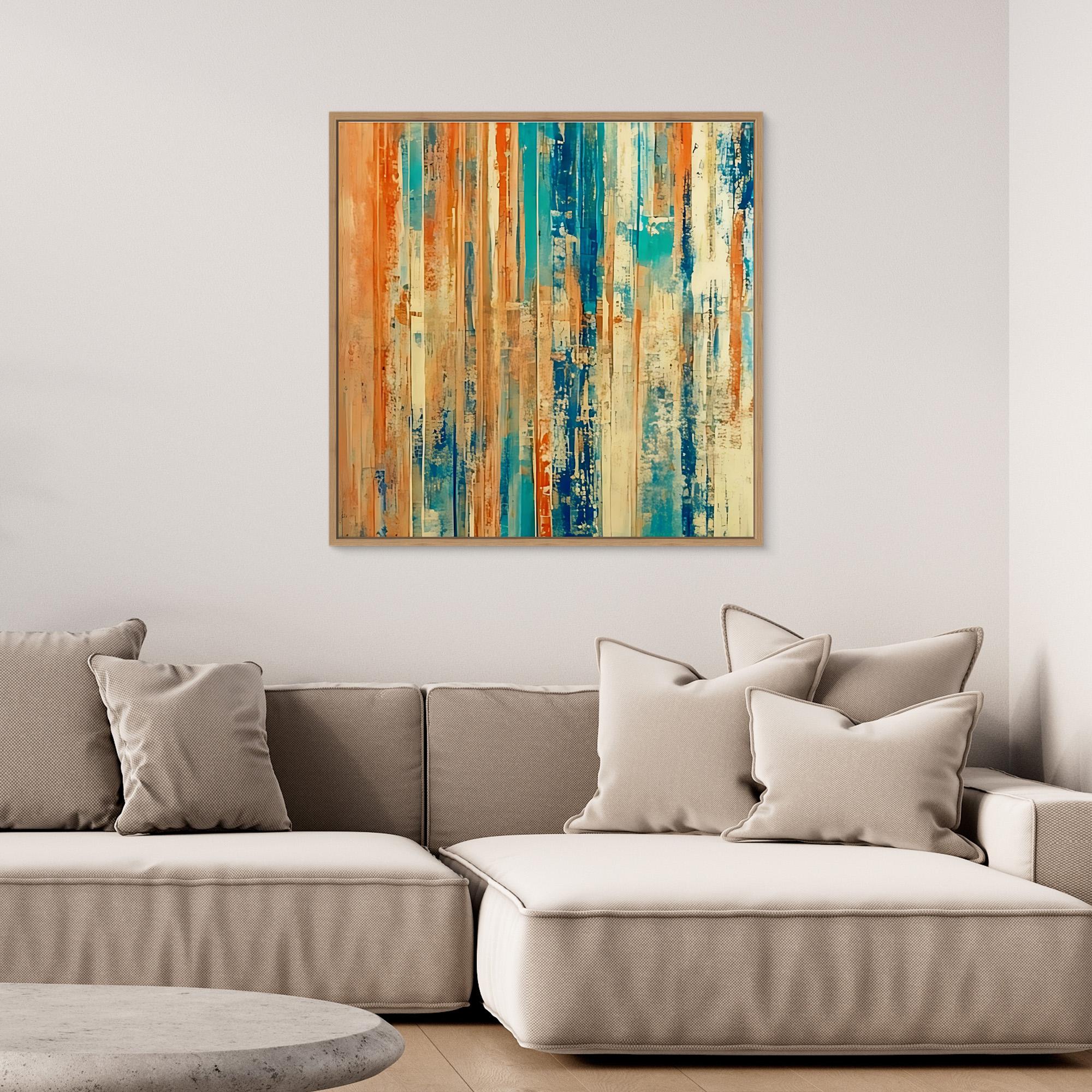 Canvas Print: Ocean Drift - Abstract Coastal Wall Art