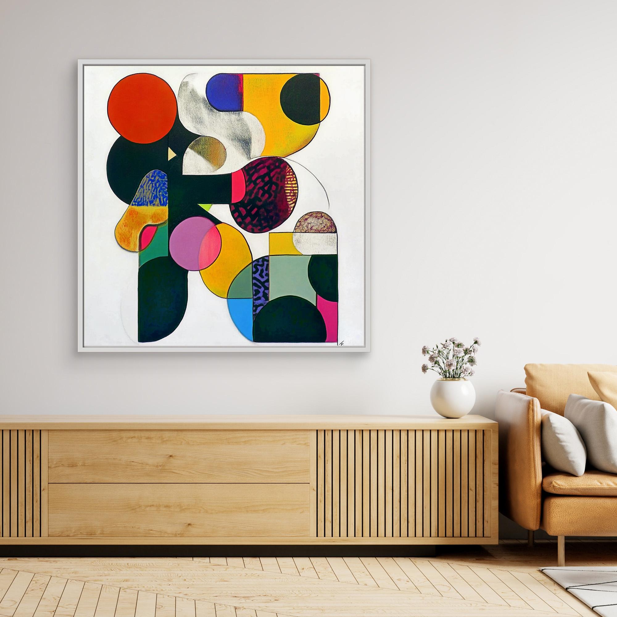 Canvas Print : Vibrant Geometry - Abstract Wall Art | Modern Canvas Print