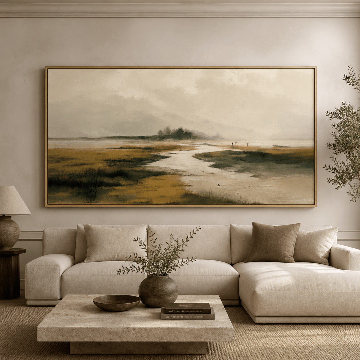 Landscape Canvas Print — Still Passage by Rossetti Art
