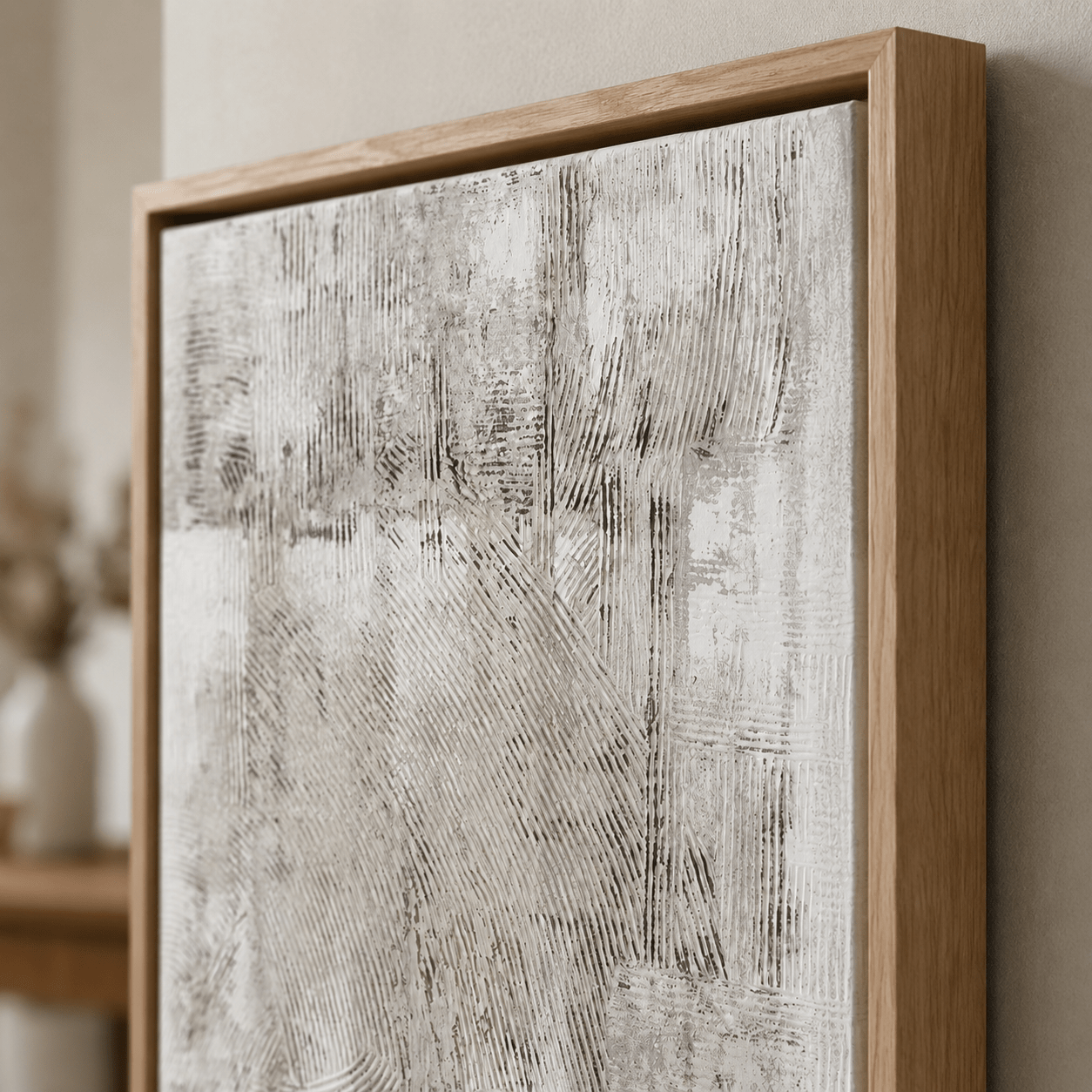 Large Abstract Wall Art Original Painting — Palimpsest by Rossetti Art