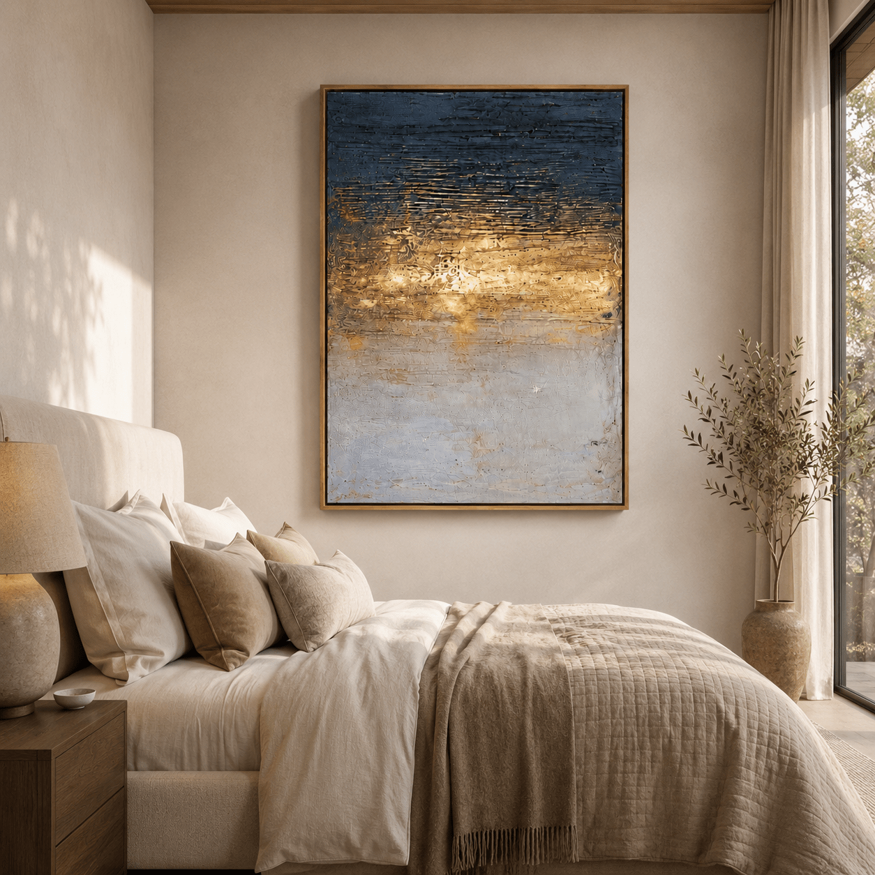 Luxury Abstract Wall Art Original Painting — Vesper by Rossetti Art