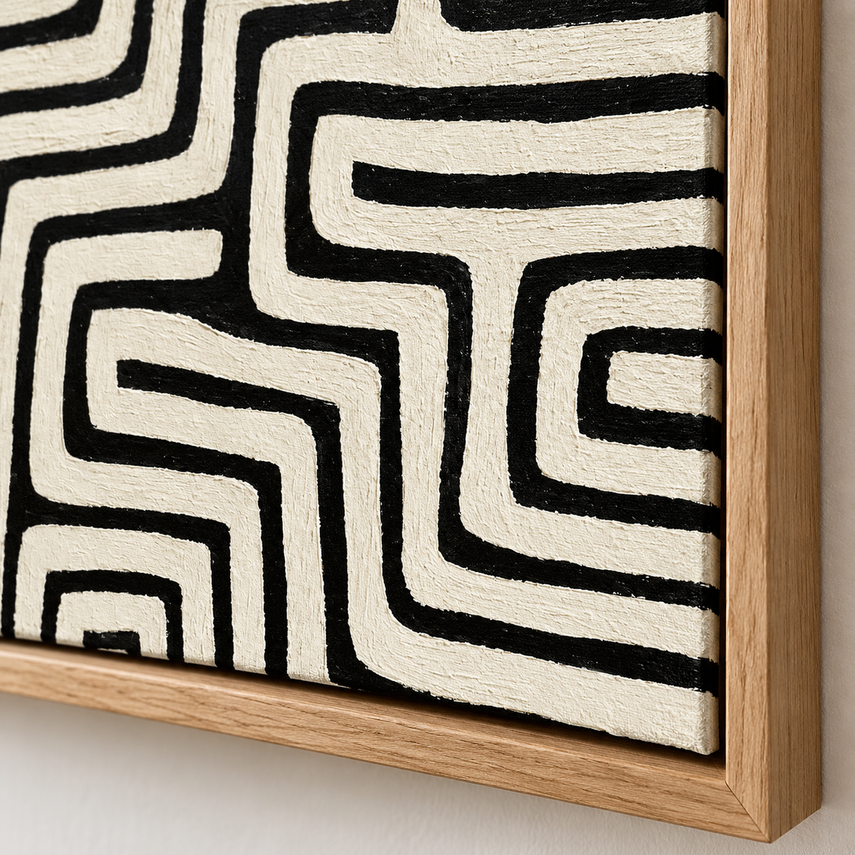 Maze Wall Art – Labyrinth Line by Rossetti Art – detail