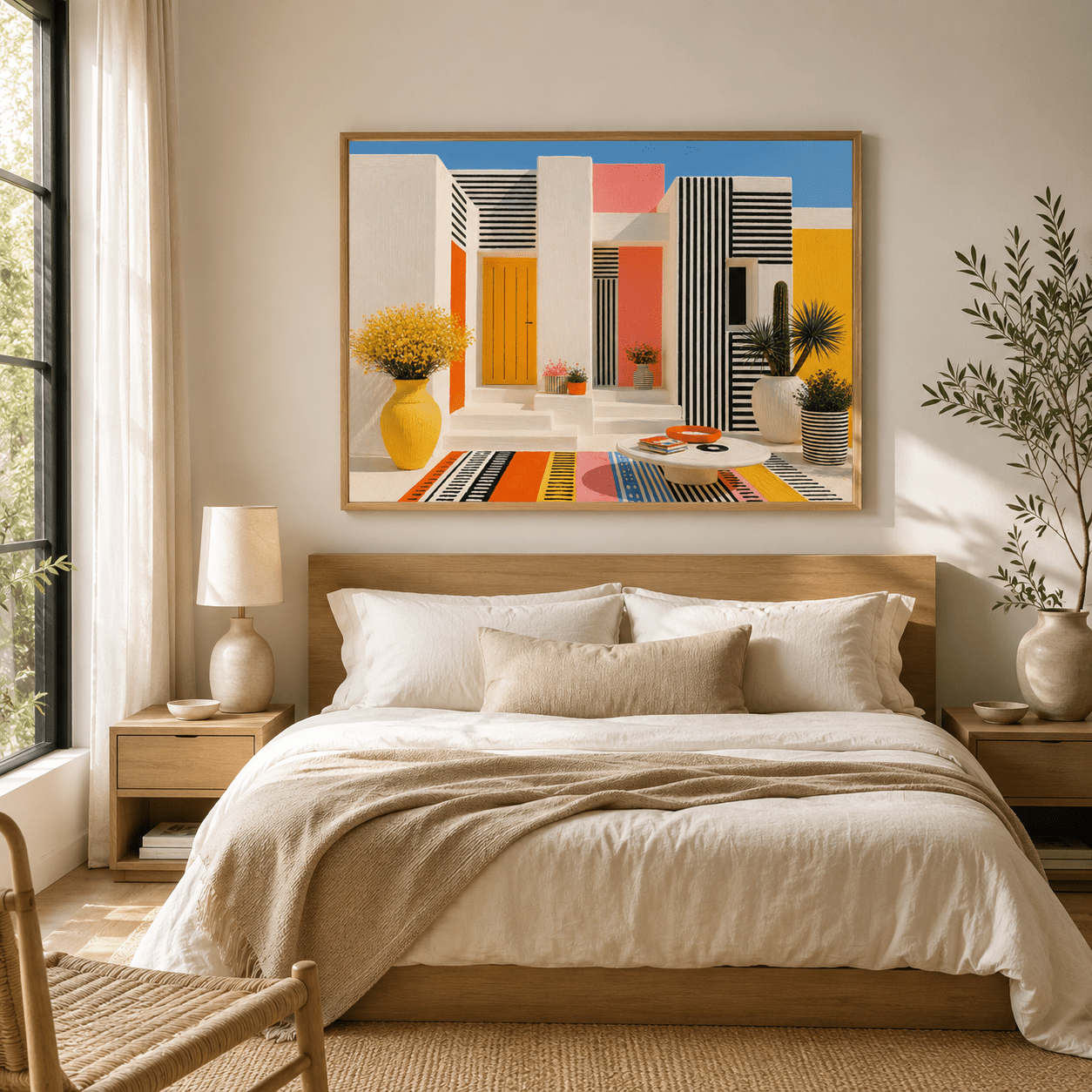 Mediterranean Canvas Print — Cycladic Summer by Rossetti Art