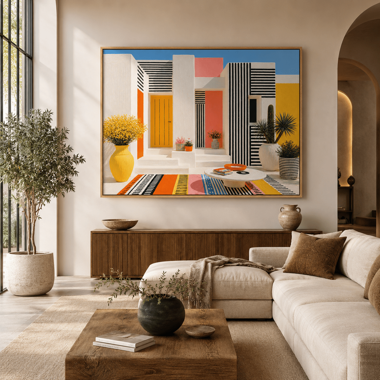 Mediterranean Canvas Print — Cycladic Summer by Rossetti Art