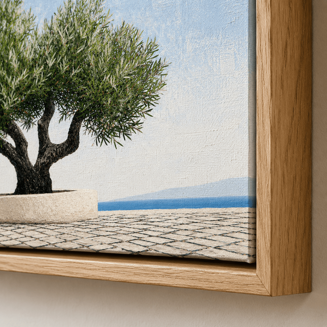 Mediterranean Olive Tree Canvas Print — Aegean by Rossetti Art