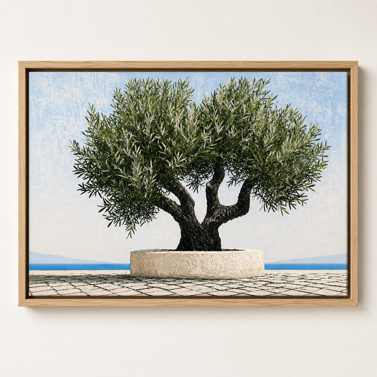 Mediterranean Olive Tree Canvas Print — Aegean by Rossetti Art