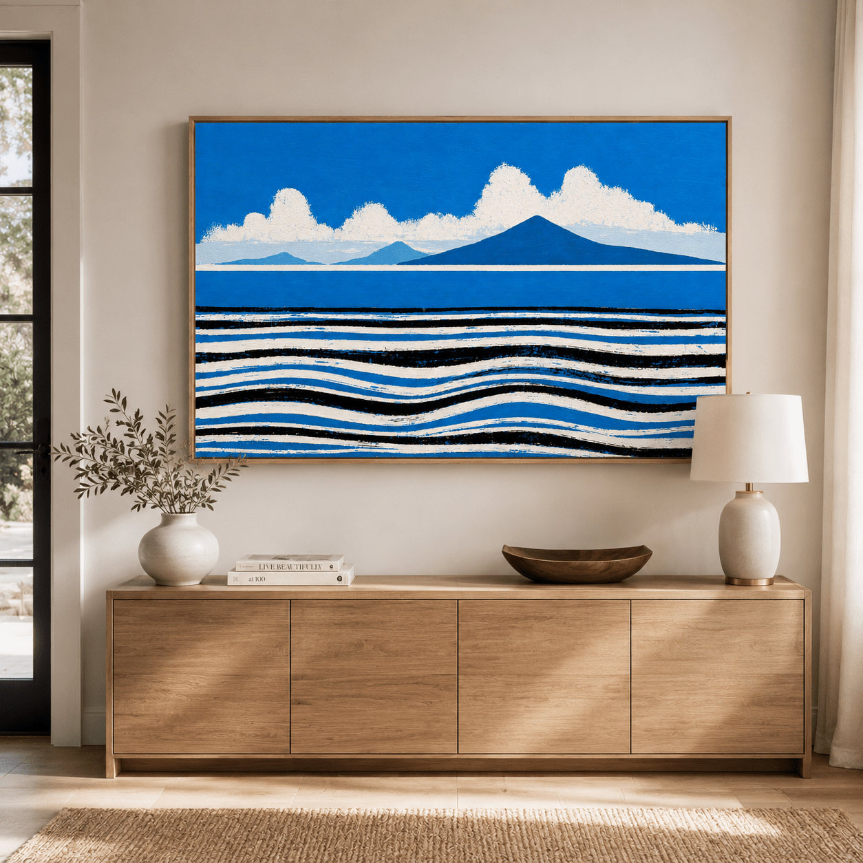 Mediterranean Sea Canvas Print — Surge by Rossetti Art