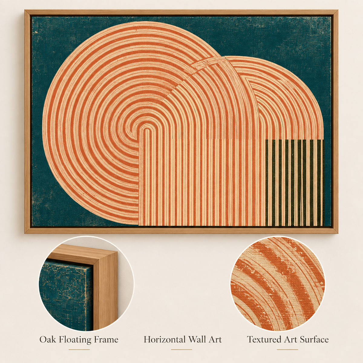 Mid Century Modern Wall Art – Arcadia Loop by Rossetti Art