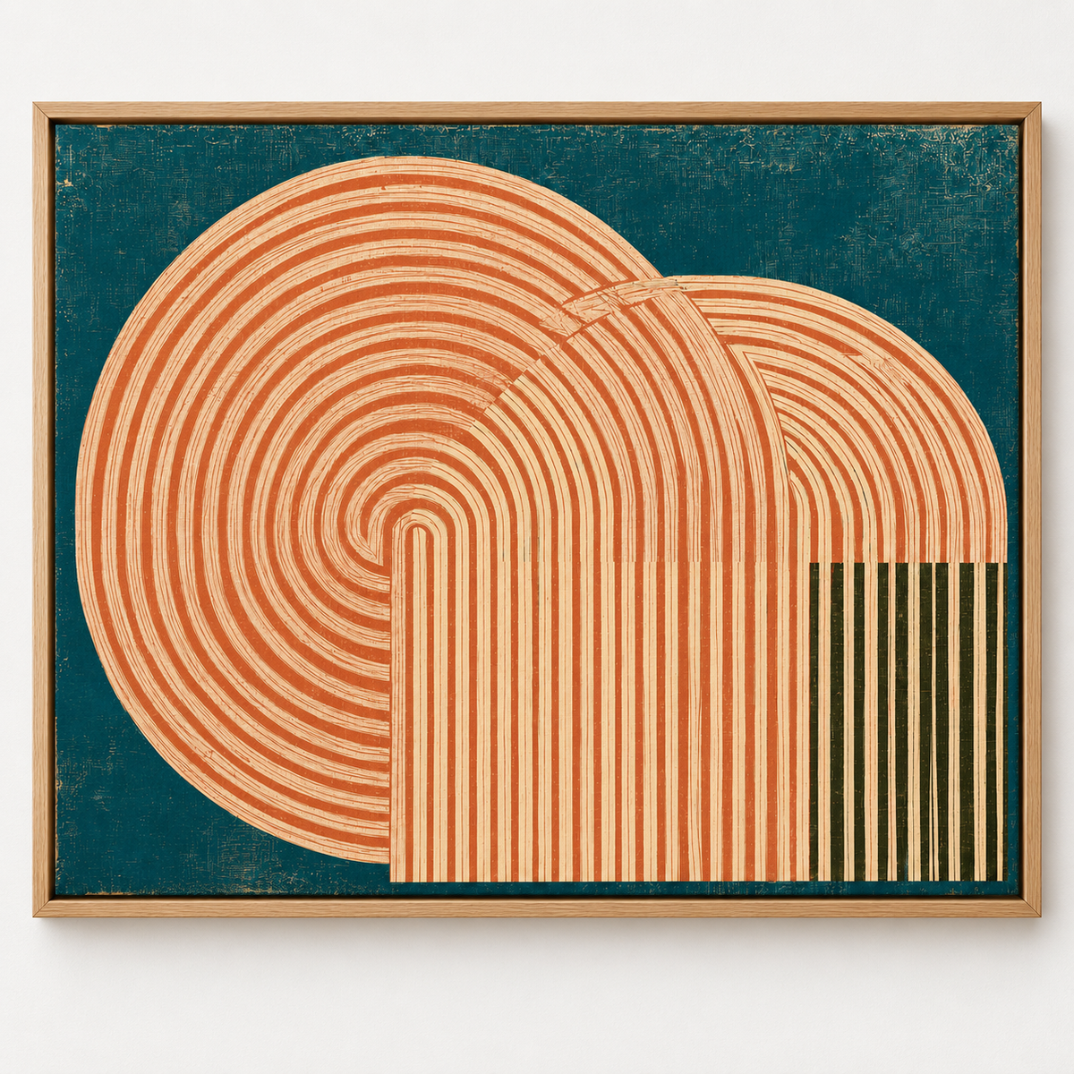 Mid Century Modern Wall Art – Arcadia Loop by Rossetti Art