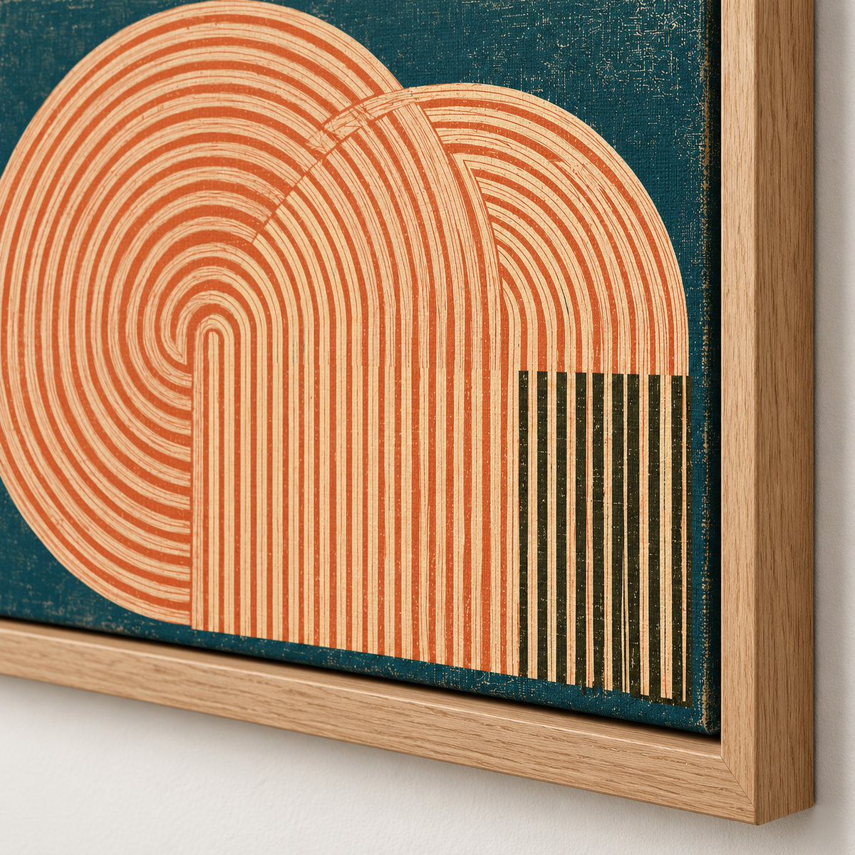 Mid Century Modern Wall Art – Arcadia Loop by Rossetti Art
