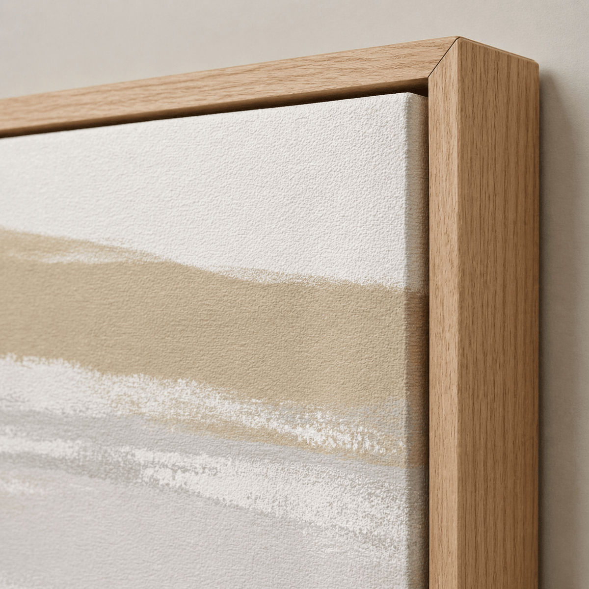 Minimalist Abstract Wall Art Canvas Print — Sand Drift by Rossetti Art