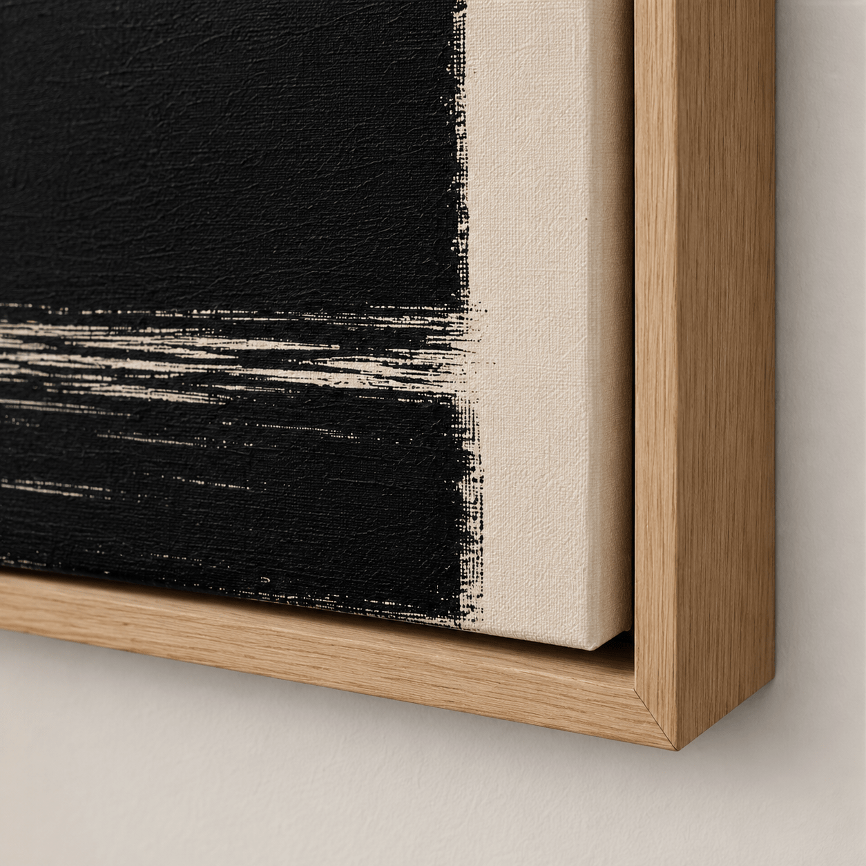 Minimalist Geometric Wall Art Canvas Print — Notation by Rossetti Art