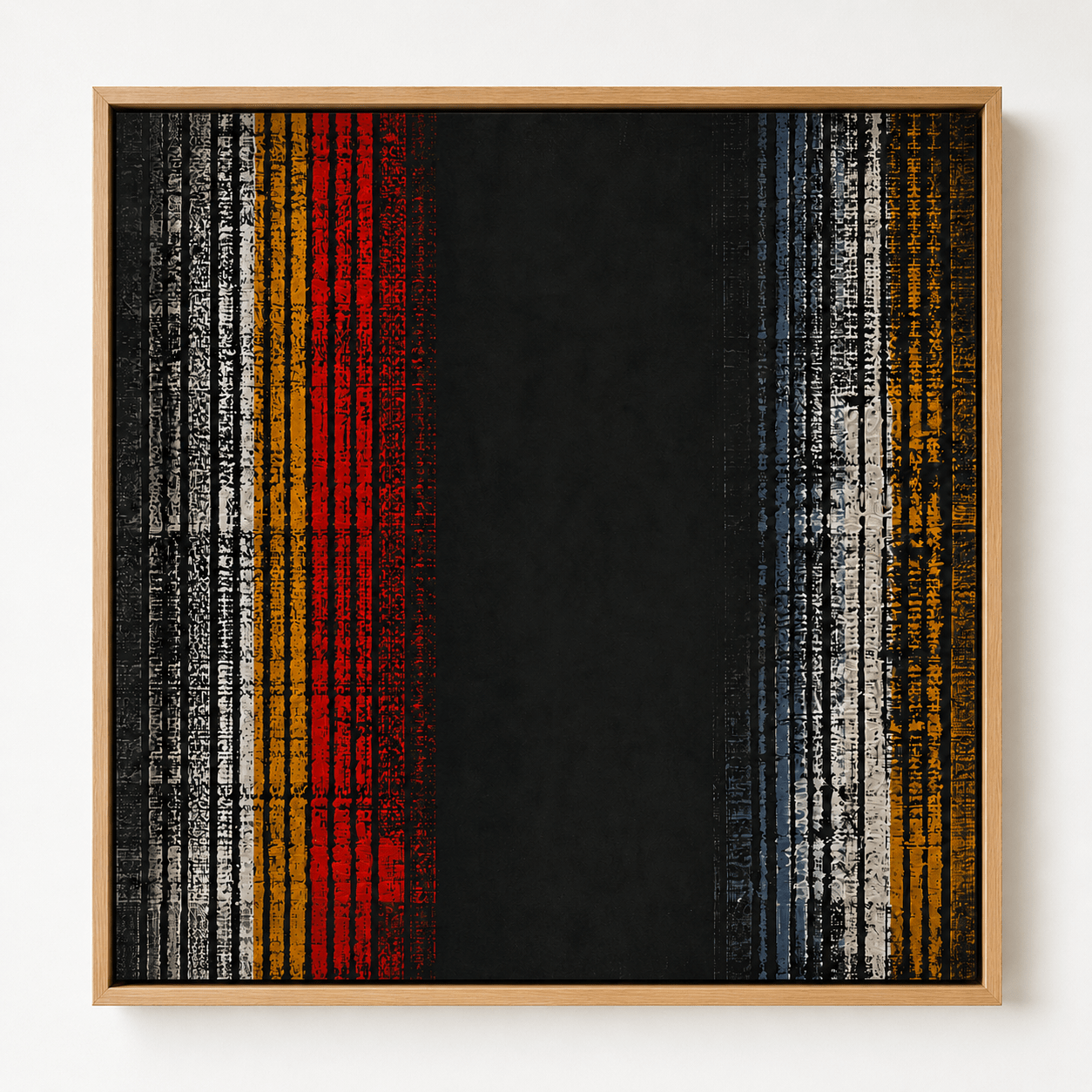 Modern Abstract Canvas Wall Art — Frequency | Rossetti Art