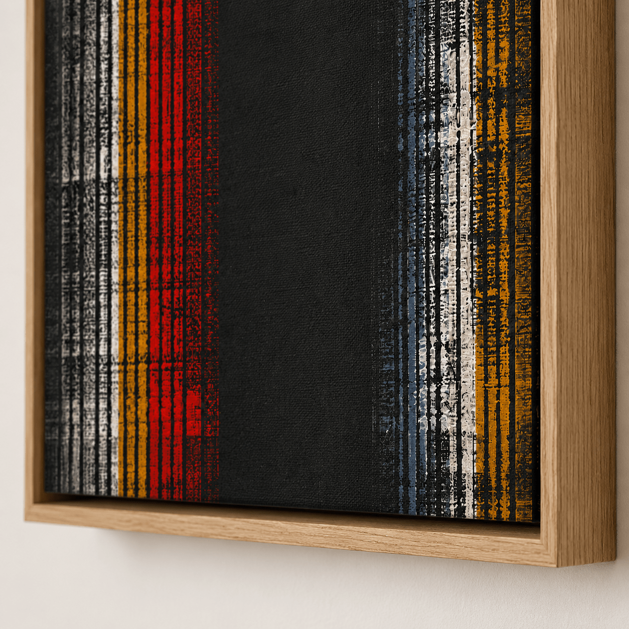 Modern Abstract Canvas Wall Art — Frequency | Rossetti Art