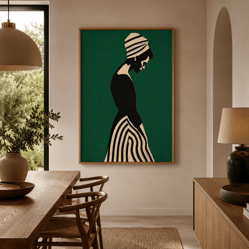 Modern Art Canvas Print — Ivory Reverie by Rossetti Art