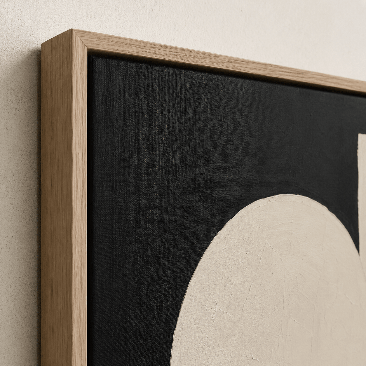Modern Minimalist Art Canvas Print — Triad by Rossetti Art