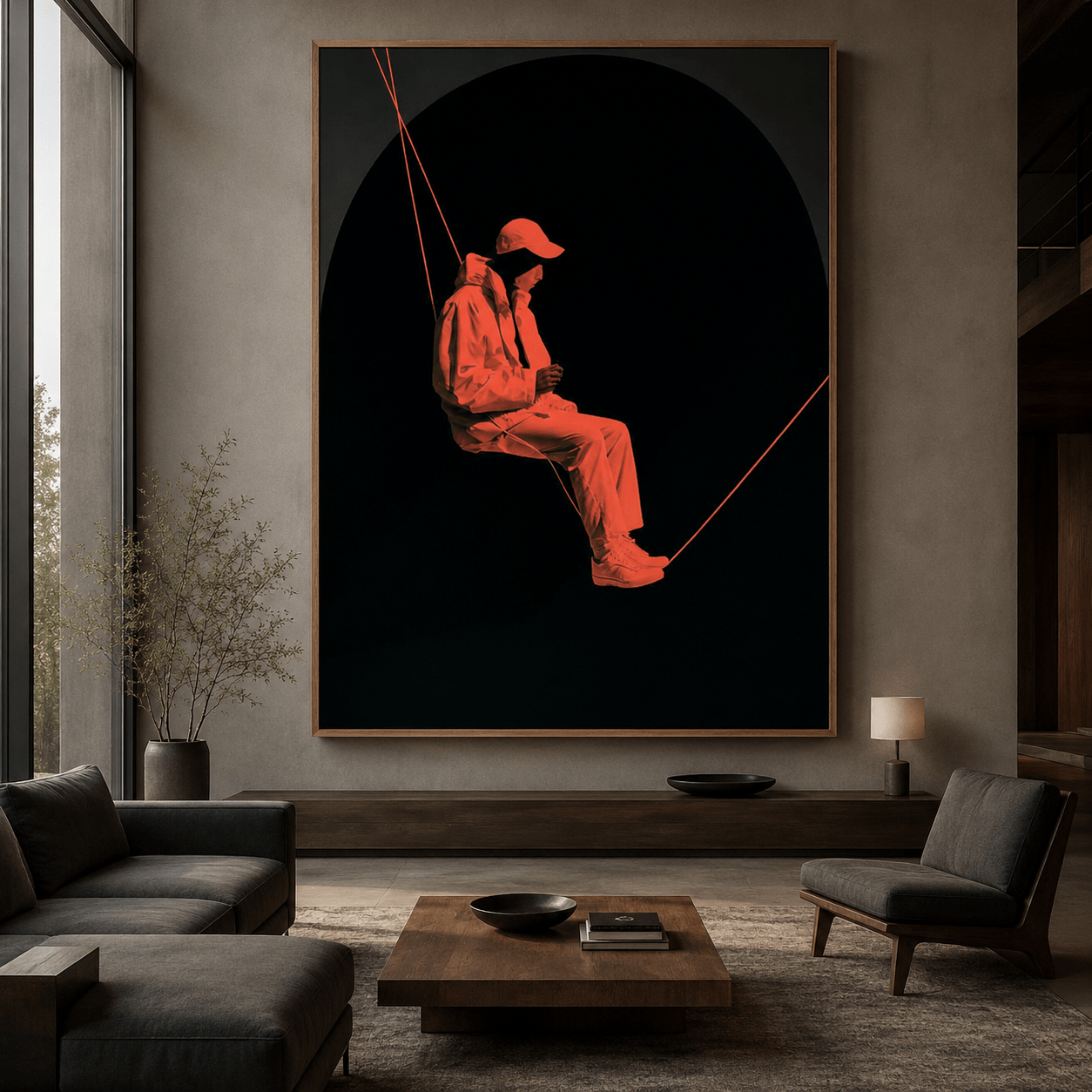 Moody Wall Art — Suspended by Rossetti Art