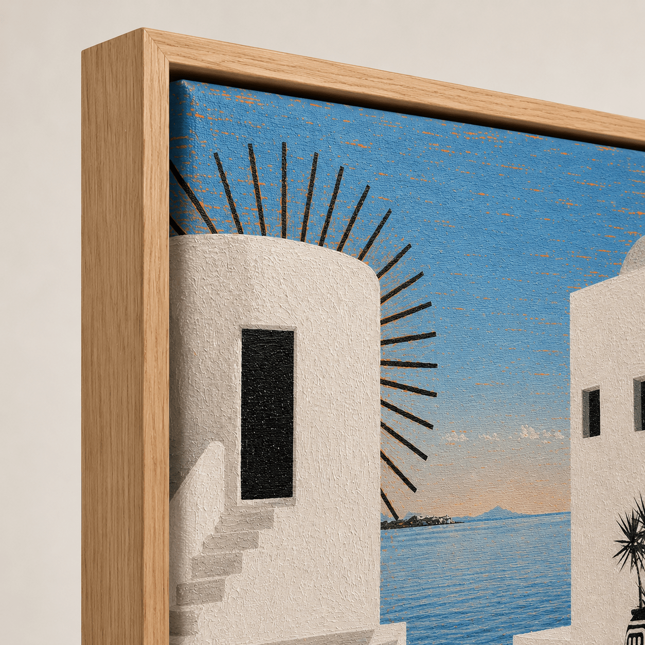 Mykonos Art Print — Hora by Rossetti Art