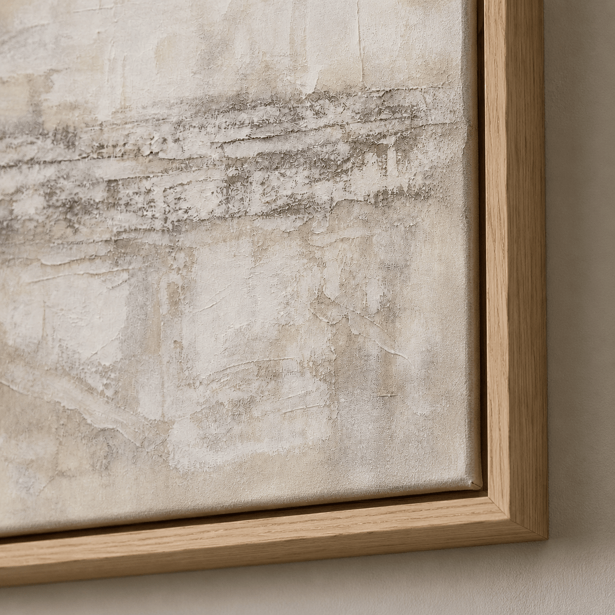Neutral Abstract Painting Original Painting — Threshold by Rossetti Art