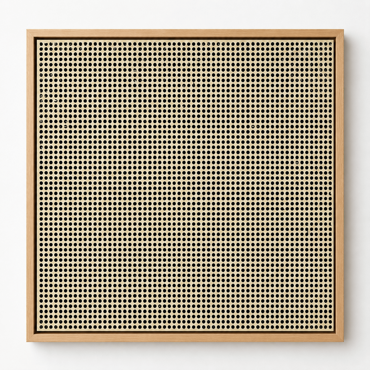 Neutral Abstract Wall Art Beige Black Canvas Print — Murmur by Rossetti Art