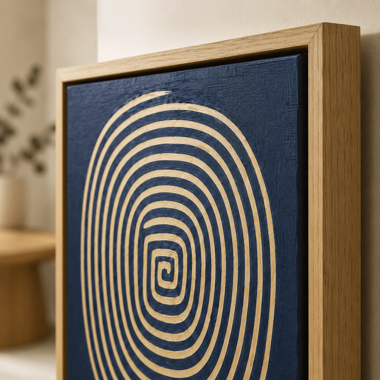 Neutral Abstract Wall Art Canvas Print — Reverie by Rossetti Art